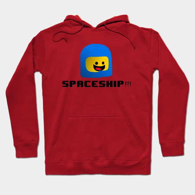 SPACESHIP! Hoodie by Randomart